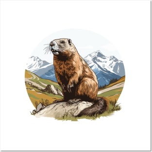 Marmot Posters and Art